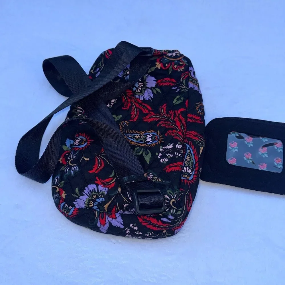 Vera Bradley Outlet Cotton Essential Sling Backpack & RFID Zip-Top ID Case